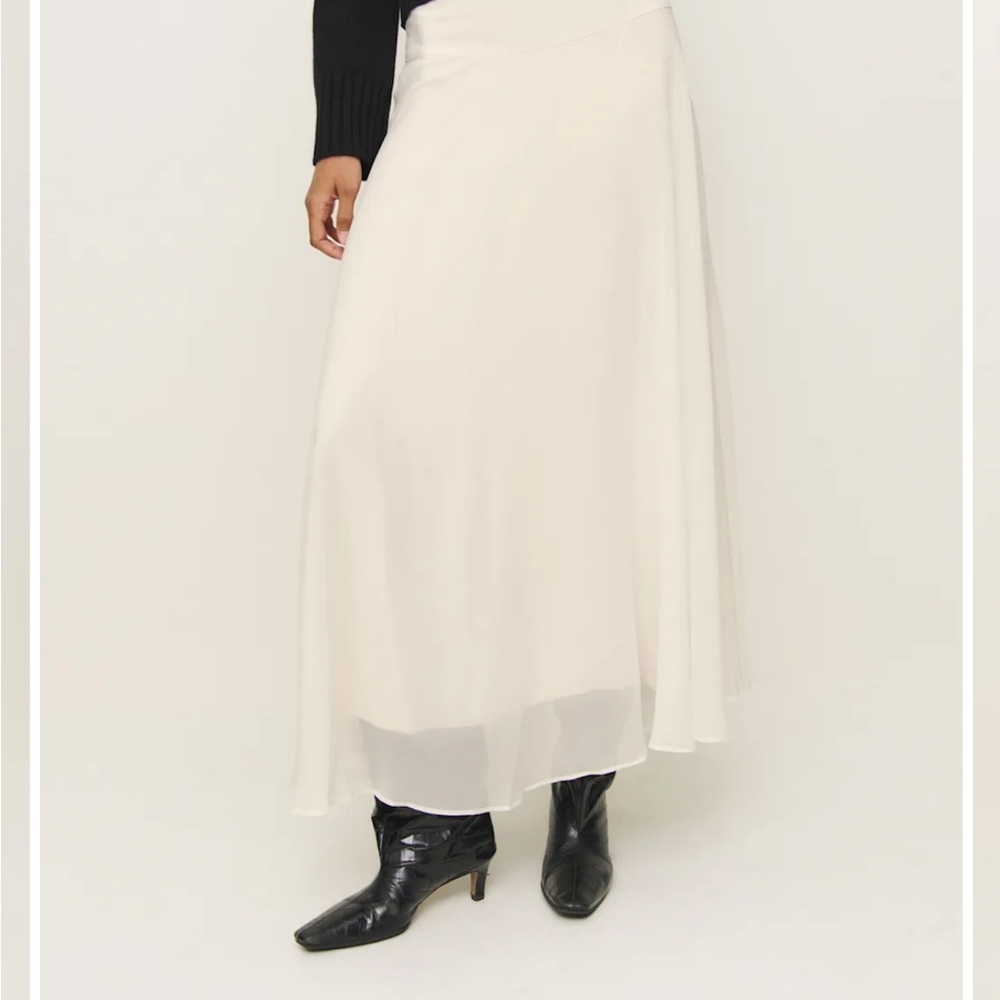 Reformation Erina Skirt Ivory - Size 2